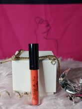 Load image into Gallery viewer, Rockin Orange- Lip Shine- round shiny BLK w/Sponge