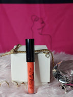 Rockin Orange- Lip Shine- round shiny BLK w/Sponge